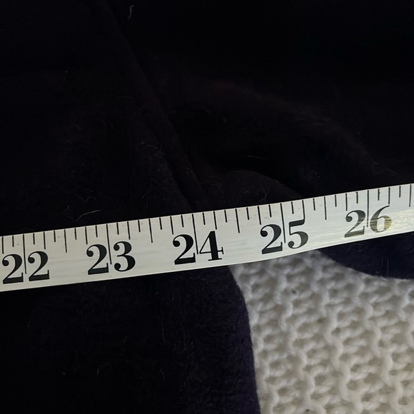 NWOT! Unisex Wool and Suede Baseball Jacket. No size but measurements in photos - Picture 10 of 13